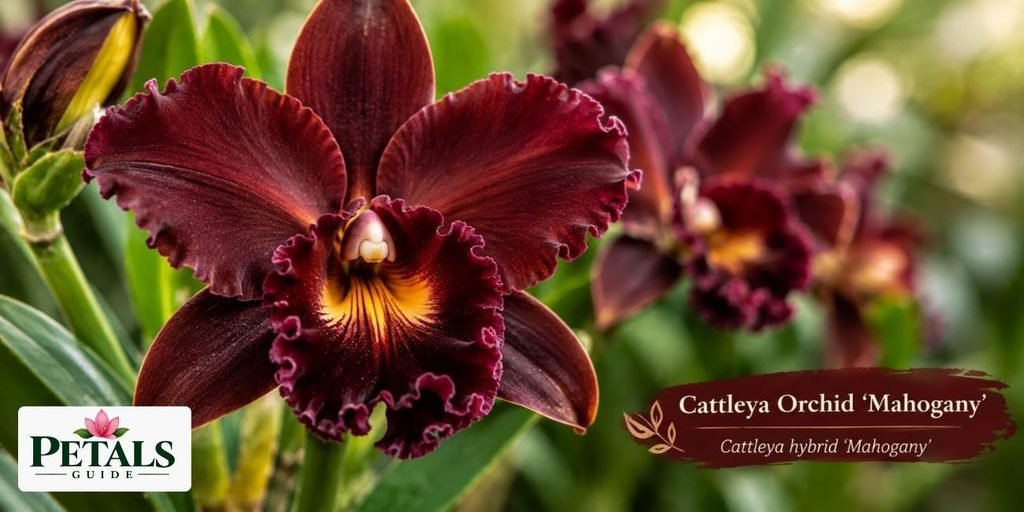 Cattleya Orchid ‘Mahogany’