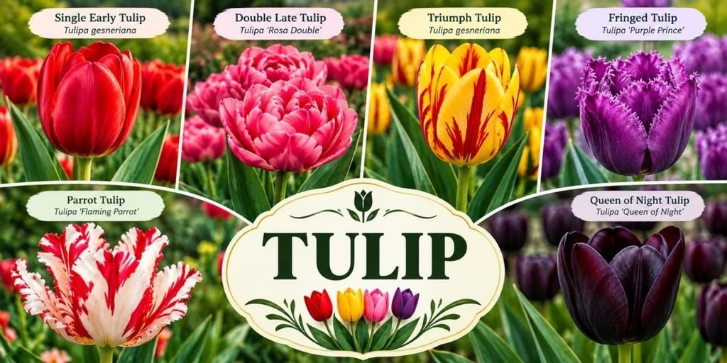 types of tulip- national flower of turkey