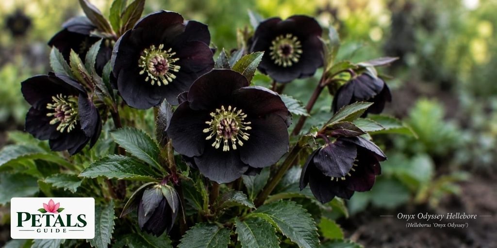 Onyx Odyssey Hellebore-black flowers