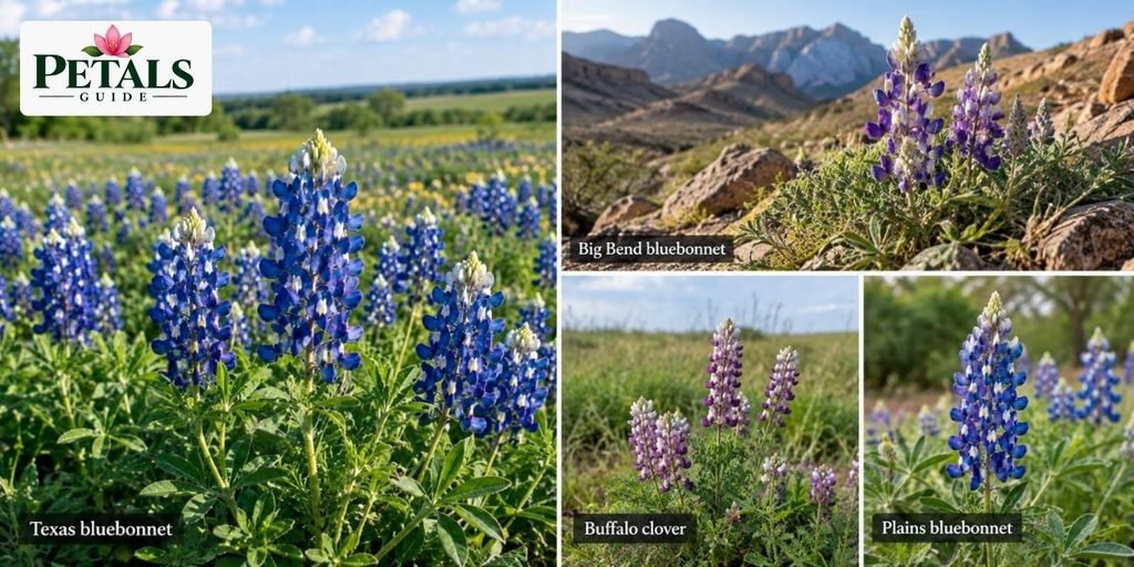 Types of Bluebonnets