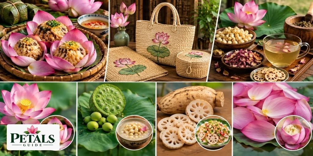 Vietnamese Lotus in Cuisine And Products