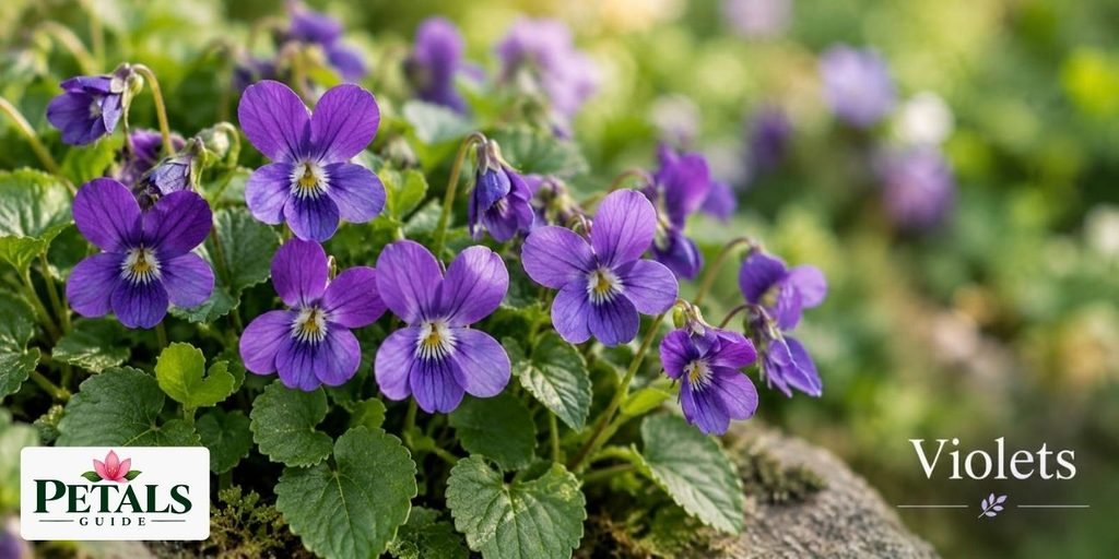 Violets- Flowers that start with V