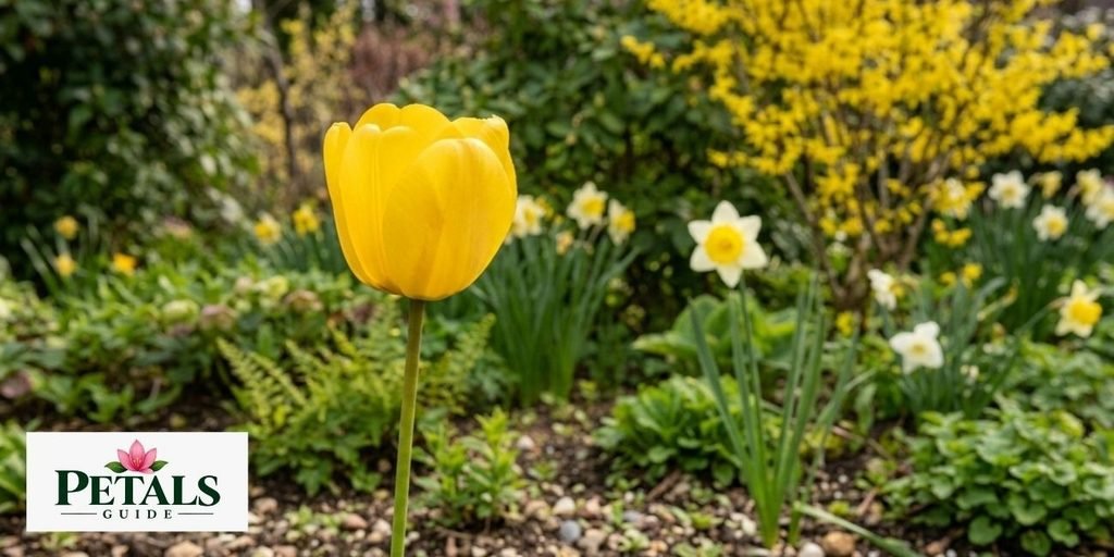 yellow tulip