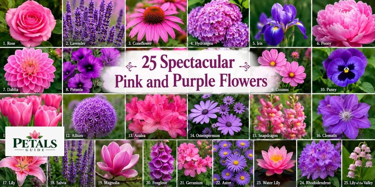 Pink and Purple Flowers