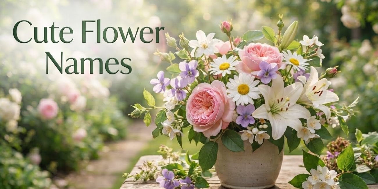 Cute Flower Names That Sound Sweet and Charming