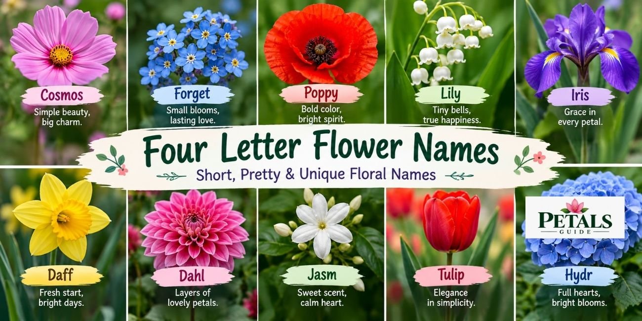 Four Letter Flower Names