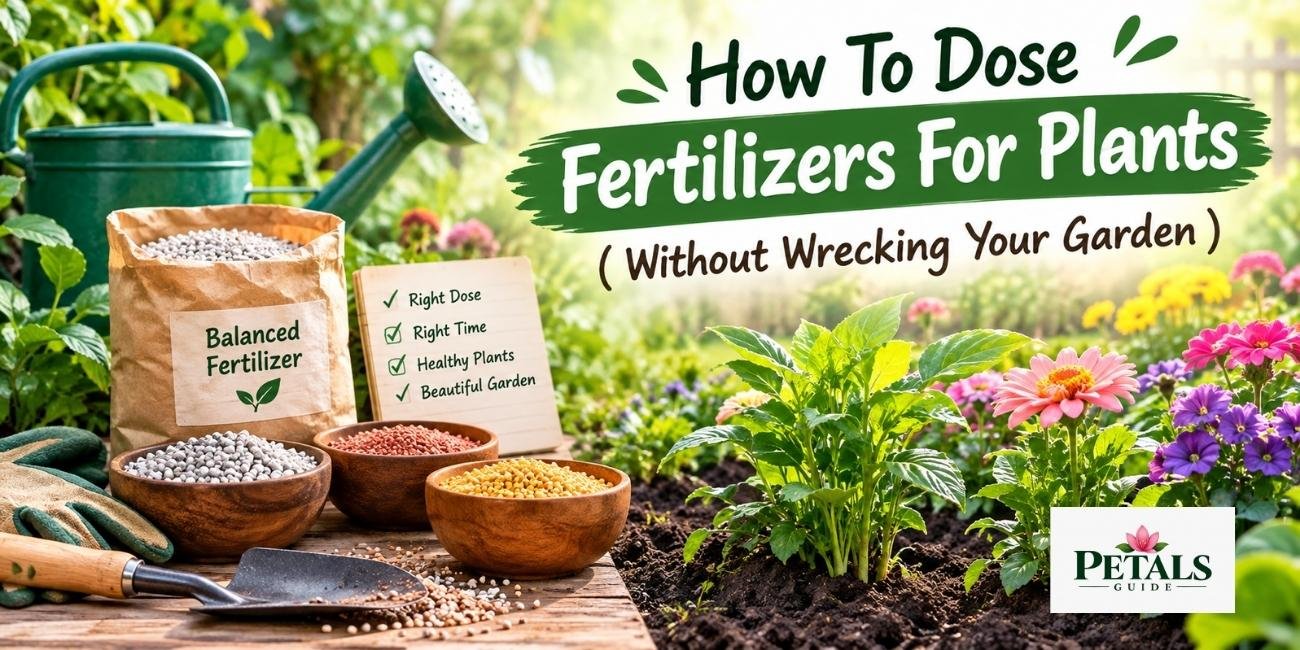 How To Dose Fertilizers For Plants