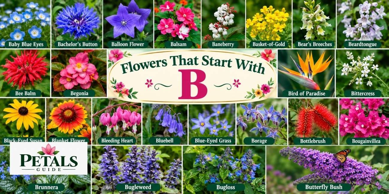 Flowers That Start With B